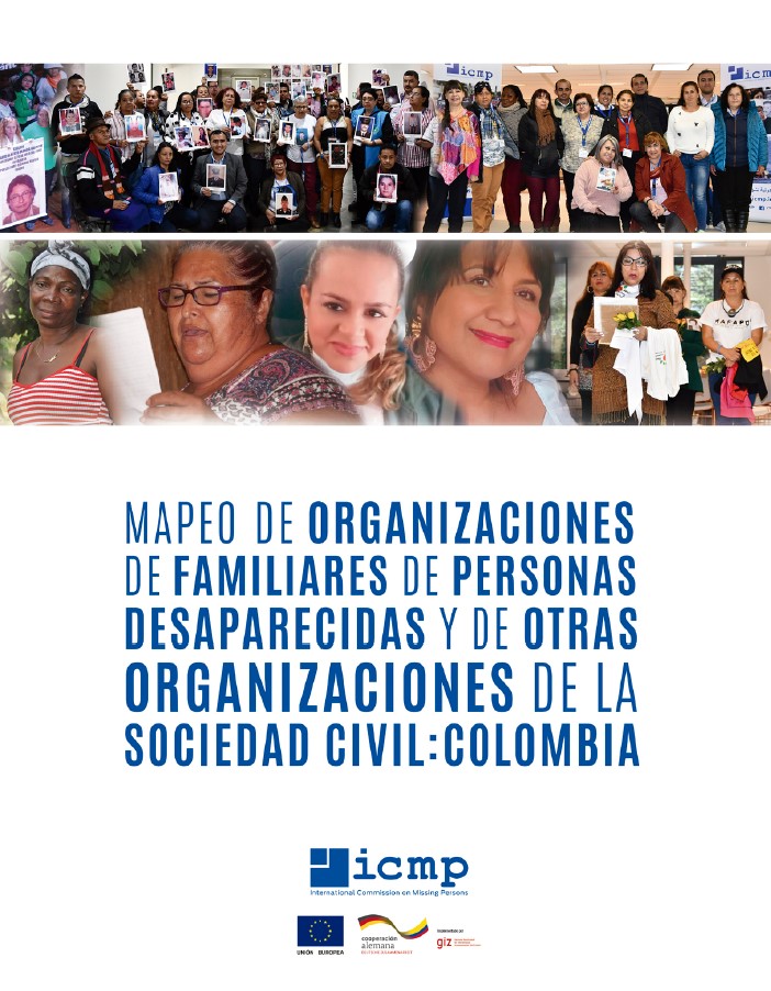 Mapeo de organizaciones de familiares de personas desaparecidas y de otras organizaciones de la sociedad civil: Colombia