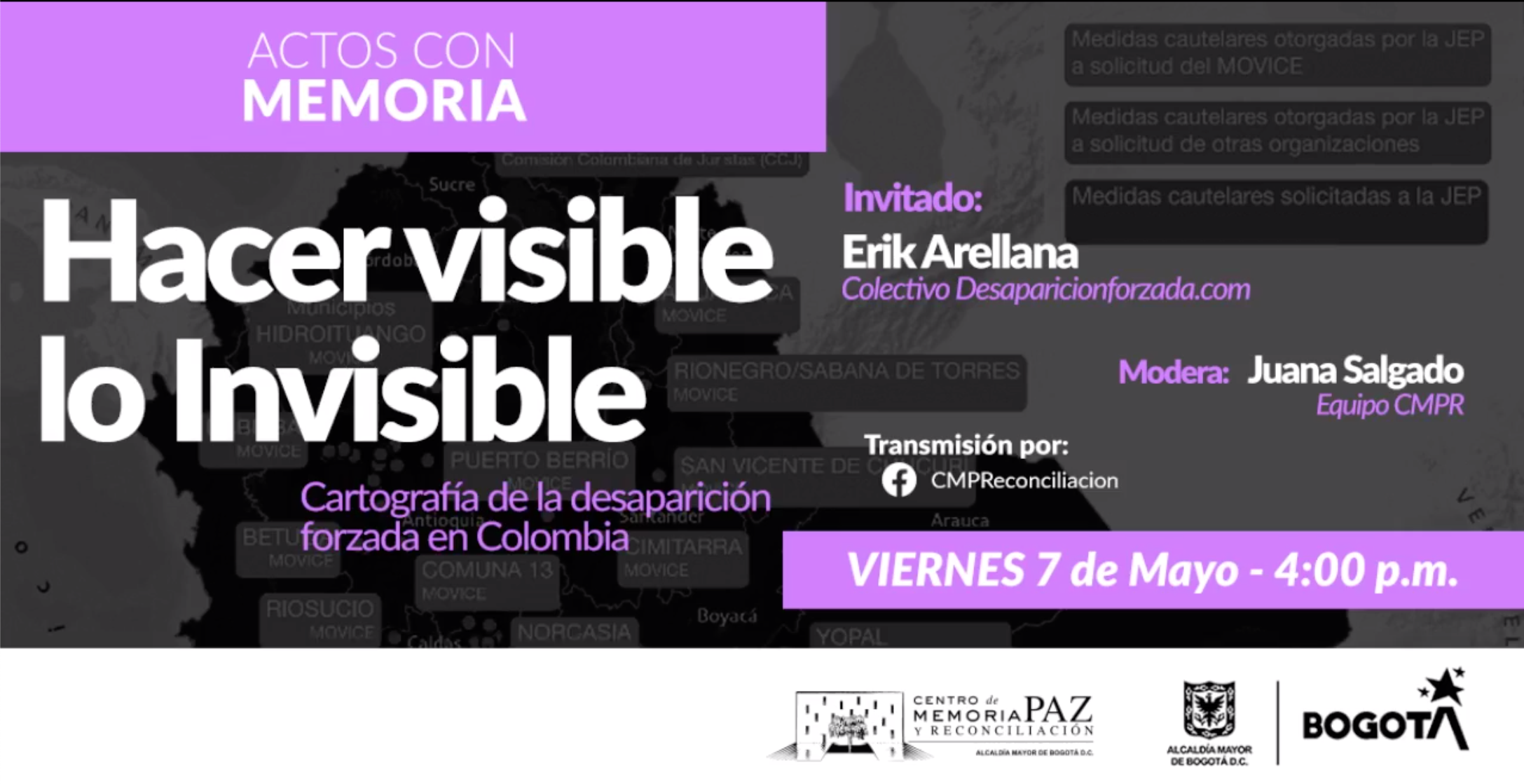 Hacer visible lo Invisible: Cartografia de la desaparición forzada en Colombia