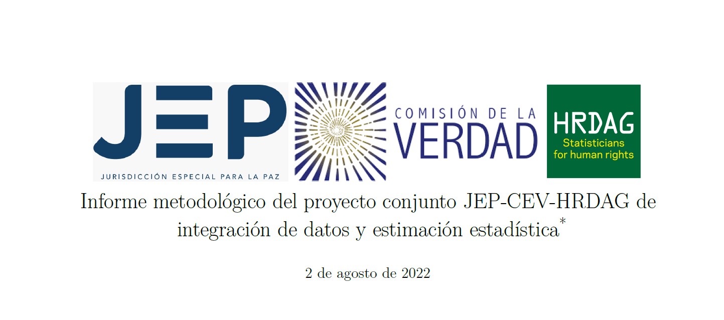 El proyecto JEP-CEV-HRDAG como fuente de datos